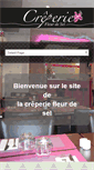 Mobile Screenshot of creperiefleurdesel.com